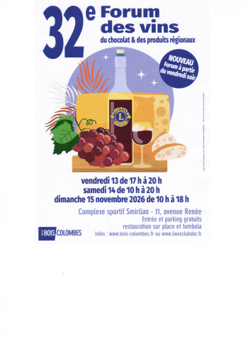 du 13 au 14 novembre 2026